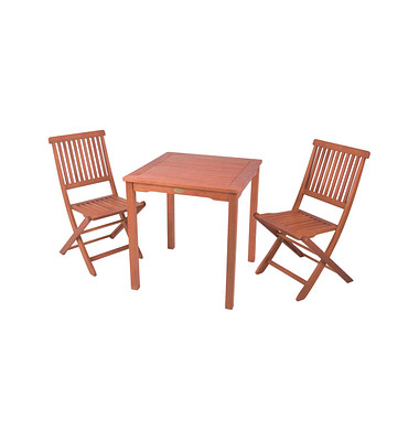 Sitzgruppe AngwinPittsburgh, natur Holz, 3-teilig