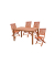 Sitzgruppe AngwinPittsburgh, natur Holz, 5-teilig