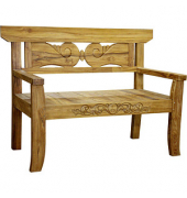 Gartenbank Padar 940229 natur Holz 135,0 cm