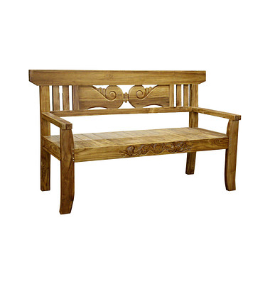 Gartenbank Padar 940230 natur Holz 150,0 cm