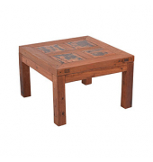 Gartentisch Kokoda braun quadratisch 70,0 x 70,0 x 45 cm