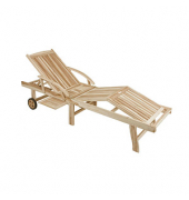 Sonnenliege Java natur Holz