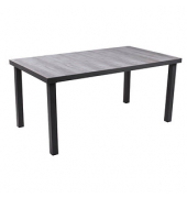 Gartentisch Rana grau rechteckig 90,0 x 162,0 x 75,0 cm
