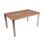 Gartentisch Florence champagner rechteckig 90,0 x 150,0 x 75,0 cm