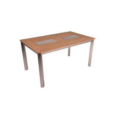 Gartentisch Florence champagner rechteckig 90,0 x 150,0 x 75,0 cm