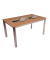 Gartentisch Florence champagner rechteckig 90,0 x 150,0 x 75,0 cm