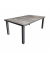 Sitzgruppe Rana, grau Kunststoff, Metall, 9-teilig