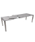 Sitzgruppe Sienna, silber Kunststoff, Metall, 9-teilig