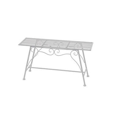 Gartenbank Lorin 950383 weiß Metall 83,0 cm Gartenbank Lorin 950383 weiß Metall 83,0 cm