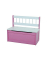 Sitztruhe Kinder 314647-2 pink, weiß Holz 60,0 cm