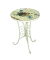Gartentisch Floral altweiß rund Ø38 x Ø38 x 53,0 cm