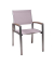 Sitzgruppe Florence, silber Kunststoff, Metall, 7-teilig