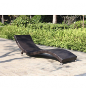 Sonnenliegen Caracas braun Aluminium