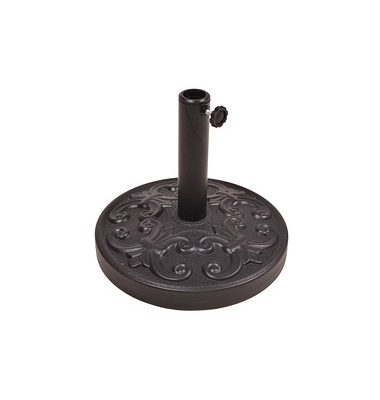 Sonnenschirmständer 504224 schwarz, Metall