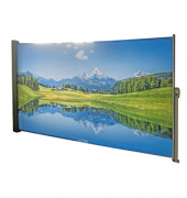 Seitenmarkise Bergsee mehrfarbig 160,0 x 300,0 cm