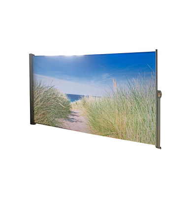 Seitenmarkise Nordseeküste mehrfarbig 160,0 x 300,0 cm
