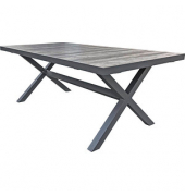 Gartentisch Rana grau rechteckig 100,0 x 202,0 x 75,0 cm