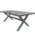 Gartentisch Rana grau rechteckig 100,0 x 202,0 x 75,0 cm