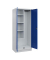 Putzmittelschrank Classic PLUS 080120-02 S10003 enzianblau, lichtgrau 80,0 x 50,0 x 195,0 cm, aufgebaut