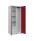 Putzmittelschrank Classic PLUS 080100-02 S10001 lichtgrau, rubinrot 80,0 x 50,0 x 185,0 cm, aufgebaut