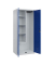 Putzmittelschrank Classic PLUS 080100-02 S10003 enzianblau, lichtgrau 80,0 x 50,0 x 185,0 cm, aufgebaut