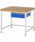RAU Werkbank 1000x900x840-1040mm 1xSchublade-TA l.gre.bl