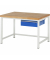 RAU Werkbank 1250x900x840-1040mm 1xSchublade-TA l.gre.bl