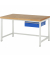 RAU Werkbank 1500x900x840-1040mm 1xSchublade-TA l.gre.bl