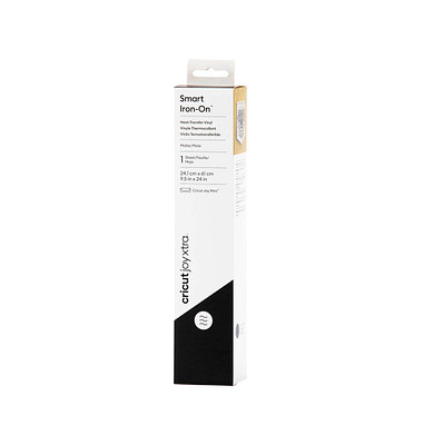 Joy Xtra Smart Iron-On Aufbügelfolie schwarz 24,1 x 60,9 cm,  1 Rolle