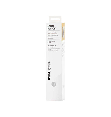 Joy Xtra Smart Iron-On Aufbügelfolie weiß 24,1 x 60,9 cm,  1 Rolle