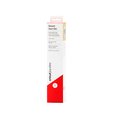 Joy Xtra Smart Iron-On Aufbügelfolie rot 24,1 x 60,9 cm,  1 Rolle