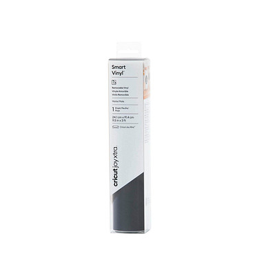 Joy Xtra Smart Vinyl Vinylfolie wiederablösbar schwarz matt 24,1 x 91,4 cm,  1 Rolle