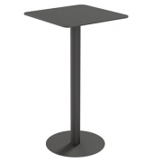 Stehtisch CROSS TRCROS6060H.01 110cm (H), 60x60cm (BxT), quadratisch, schwarz / schwarz