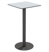 Stehtisch CROSS TRCROS6060H.02 110cm (H), 60x60cm (BxT), quadratisch, grau / schwarz