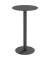 Stehtisch CROSS TRCROS60H.01 110cm (H), Ø 60cm (BxT), rund, schwarz / schwarz