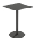 Stehtisch CROSS TRCROS8080H.01 110cm (H), 80x80cm (BxT), quadratisch, schwarz / schwarz