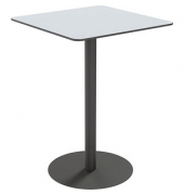 Stehtisch CROSS TRCROS8080H.02 110cm (H), 80x80cm (BxT), quadratisch, grau / schwarz