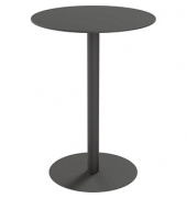 Stehtisch CROSS TRCROS80H.01 110cm (H), Ø 80cm (BxT), rund, schwarz / schwarz