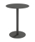Stehtisch CROSS TRCROS80H.01 110cm (H), Ø 80cm (BxT), rund, schwarz / schwarz