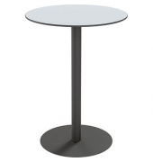 Stehtisch CROSS TRCROS80H.02 110cm (H), Ø 80cm (BxT), rund, grau / schwarz