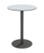 Stehtisch CROSS TRCROS80H.02 110cm (H), Ø 80cm (BxT), rund, grau / schwarz