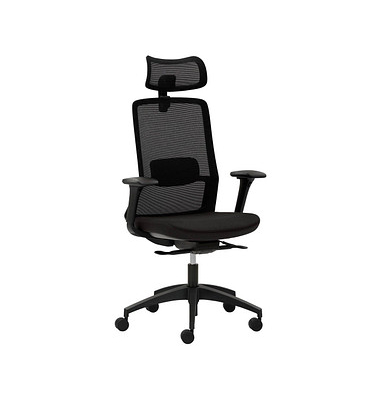 Bürostuhl, 2481_KS Stoff schwarz