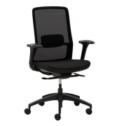 Bürostuhl, 2481 Stoff schwarz
