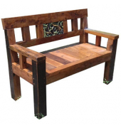Gartenbank Sumba 940233 braun Holz 120,0 cm