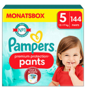 Windeln premium protection™ Monatsbox Größe Gr.5 (12-17 kg) für Babys und Kleinkinder (4-18 Monate)