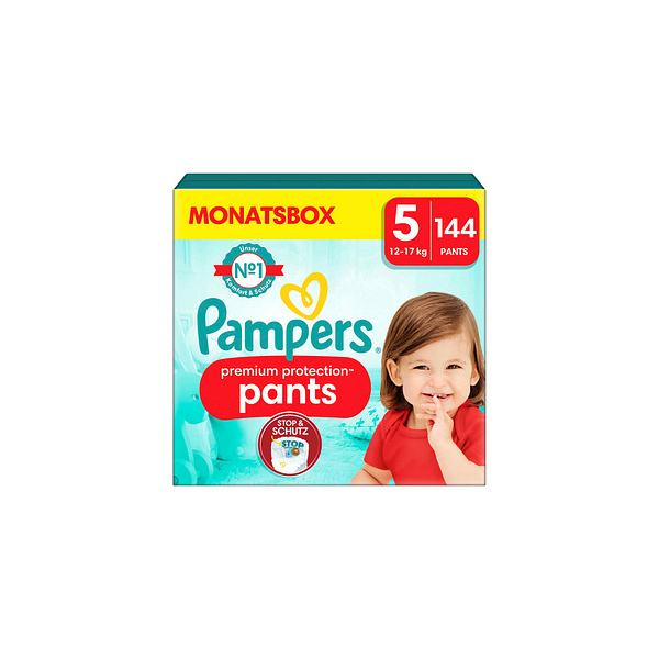 8006540710517 - Windeln premium protection? Monatsbox Größe Gr5 (12-17 kg) für Babys und Kleinkinder (4-18 Monate) 8006540710517 Pamper 144 Stück 8006540710517 - Windeln premium protection? Monatsbox Größe Gr5 (12-17 kg) für Babys und Kleinkinder (4-18 Monate) 8006540710517 Pamper 144 Stück
