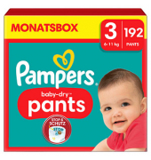 Windeln baby-dry™ Monatsbox Größe Gr.3 (6-11 kg) für Babys und Kleinkinder (4-18 Monate)
