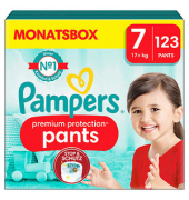 Windeln premium protection™ Monatsbox Größe Gr.7 (17+ kg) für Kids und Teens (4-12 Jahre)