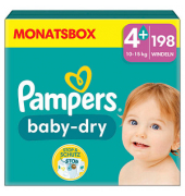 Windeln baby-dry™ Monatsbox Größe Gr.4 (10-15 kg) für Babys und Kleinkinder (4-18 Monate)