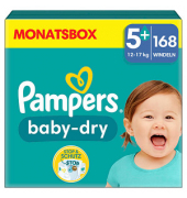 Windeln baby-dry™ Monatsbox Größe Gr.5 (12-17 kg) für Babys und Kleinkinder (4-18 Monate)